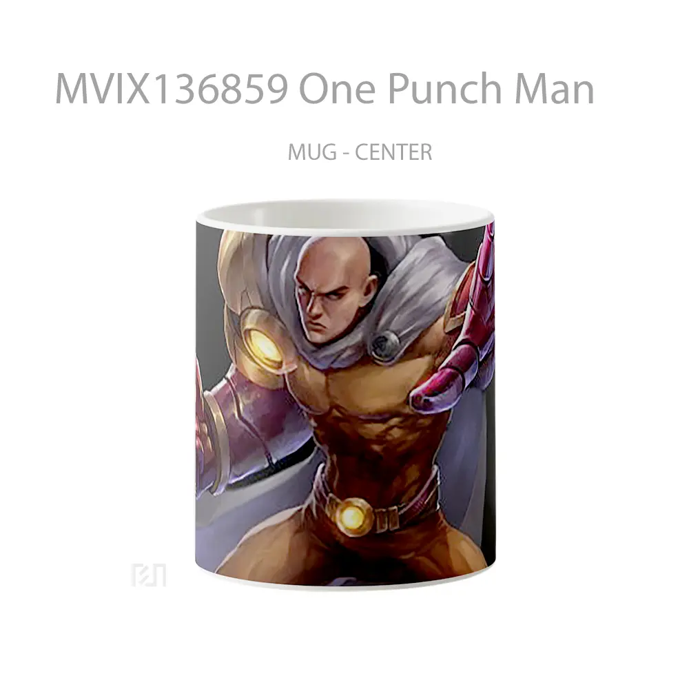 Mug One Punch Man Cangkir Anime