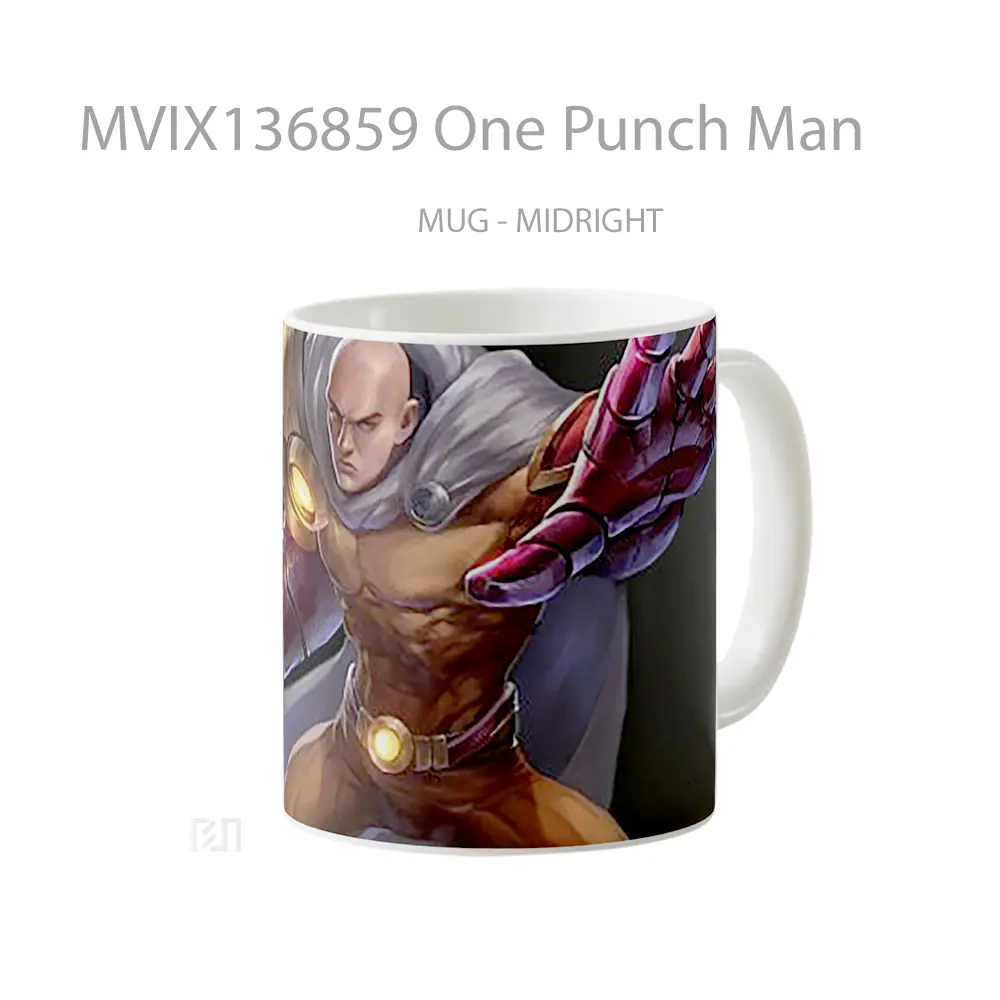 Mug One Punch Man Cangkir Anime - All-side / Desain