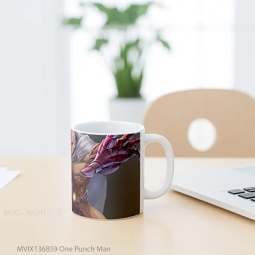 Mug One Punch Man Cangkir Anime - All-side / Desain