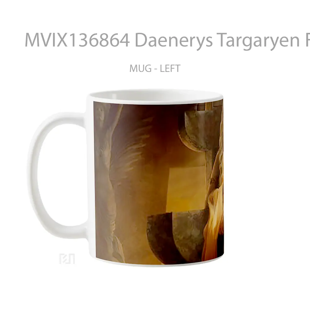 Mug Daenerys Targaryen Fanart Gelas Keramik Unik - All-side / Desain