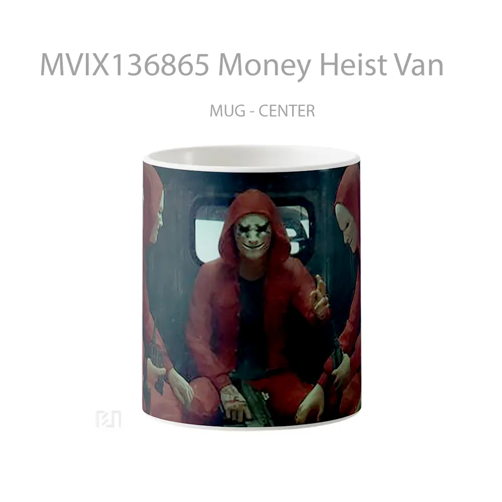 Mug Money Heist Van Gelas Keramik Unik