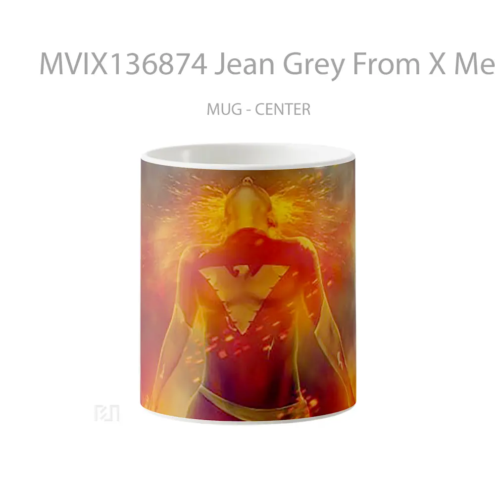 Mug Jean Grey From X Men Dark Phoenix Gelas Fantasi