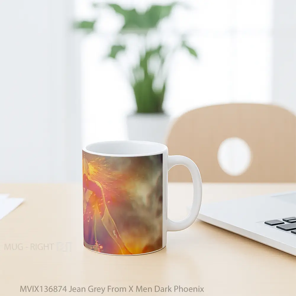 Mug Jean Grey From X Men Dark Phoenix Gelas Fantasi - All-side / Desain