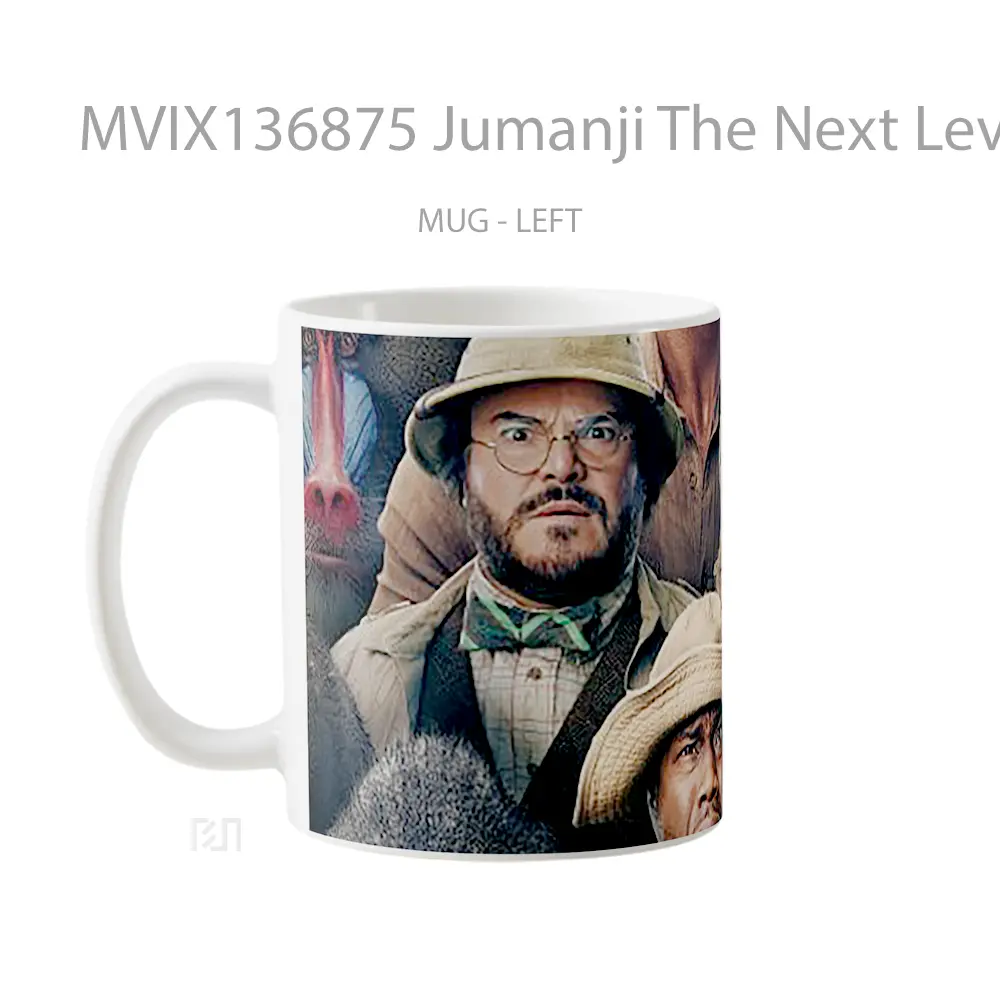 Mug Jumanji The Next Level Gelas Keramik Unik - All-side / Desain