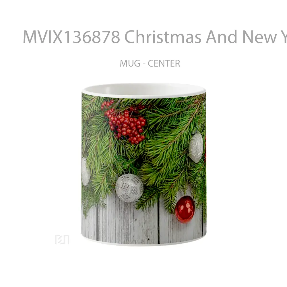 Mug Christmas And New Year Decoration Gelas Keramik Unik