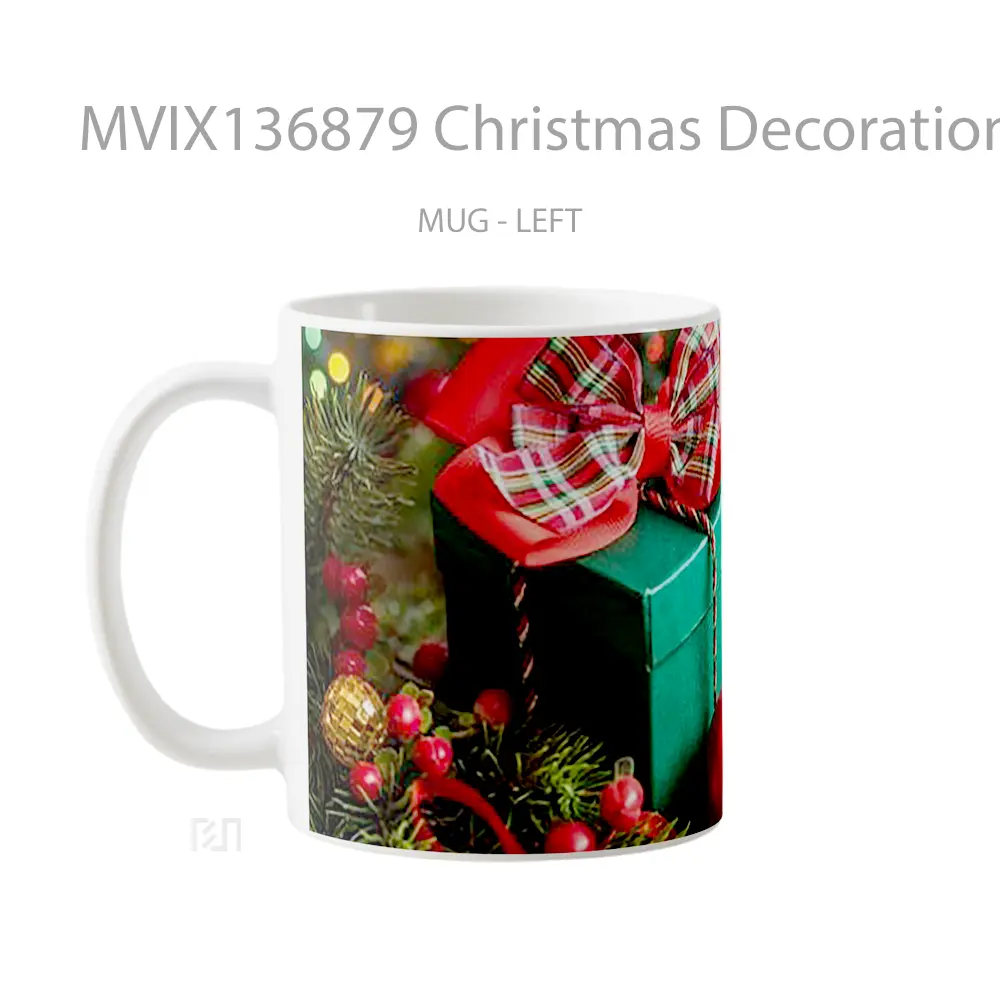 Mug Christmas Decoration And Gift Gelas Keramik Unik - All-side / Desain