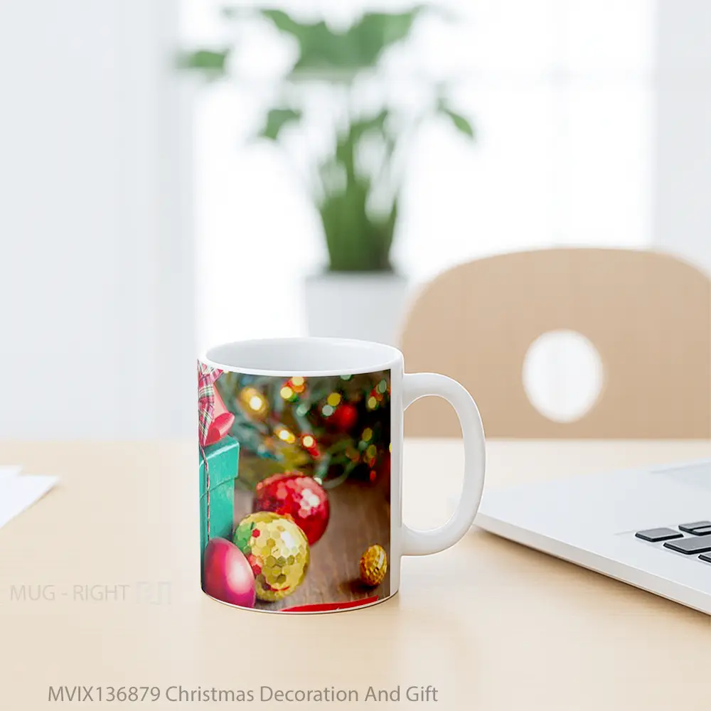 Mug Christmas Decoration And Gift Gelas Keramik Unik - All-side / Desain