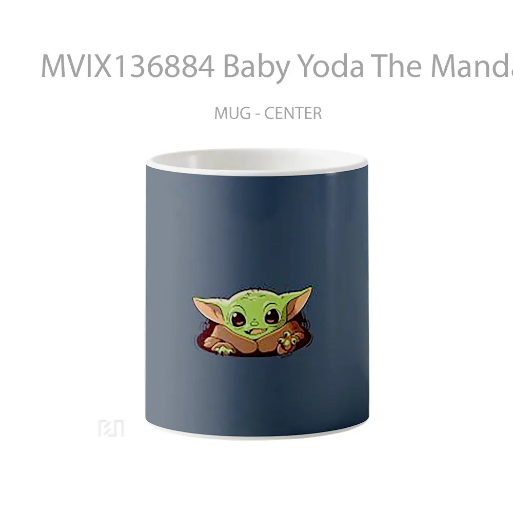 Mug Baby Yoda The Mandalorian V1 Gelas Star Wars