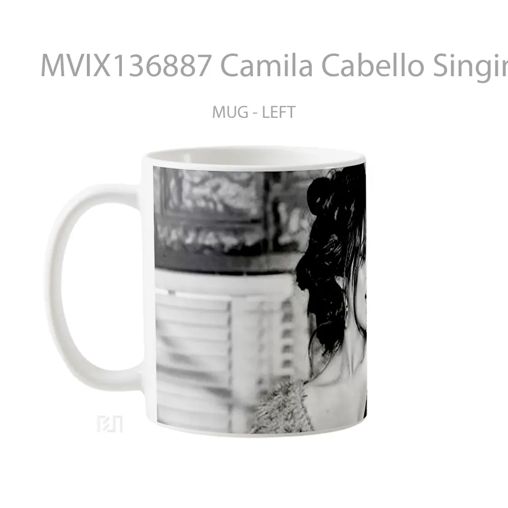 Mug Camila Cabello Singing Gelas Selebriti - All-side / Desain