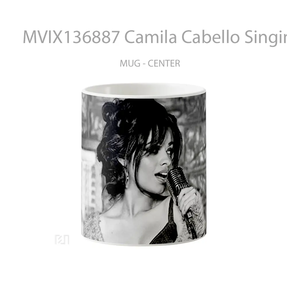 Mug Camila Cabello Singing Gelas Selebriti