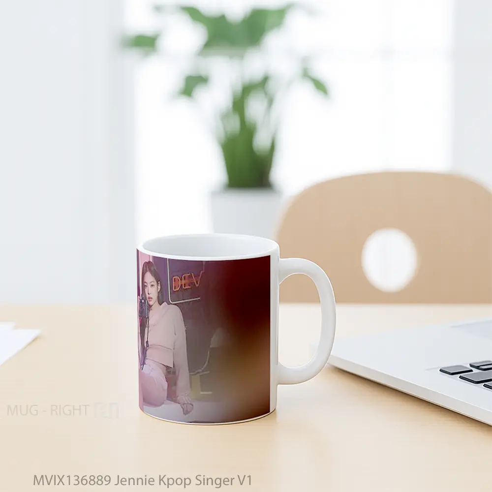 Mug Jennie Kpop Singer V1 Gelas Keramik Unik - All-side / Desain