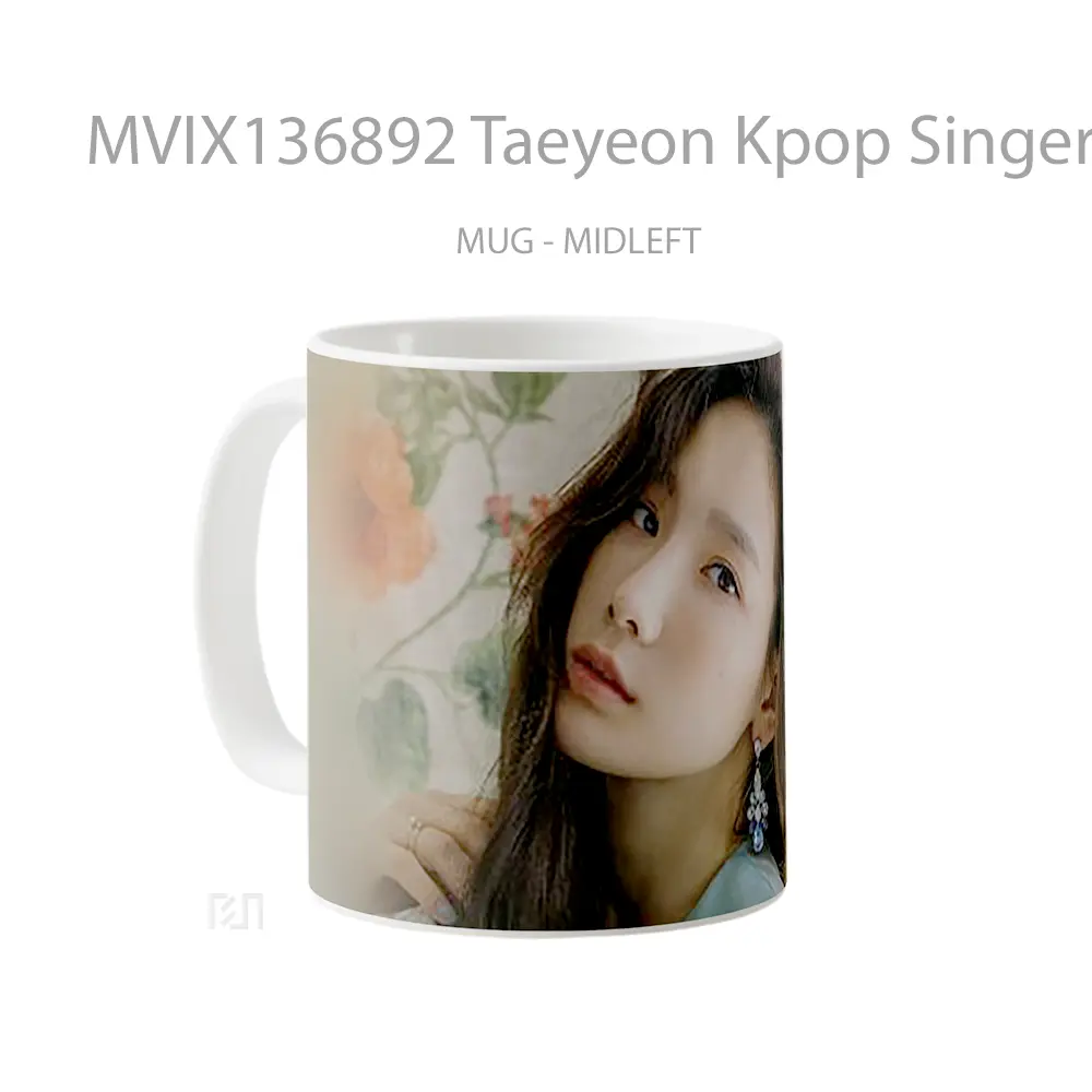 Mug Taeyeon Kpop Singer Gelas Keramik Unik - All-side / Desain