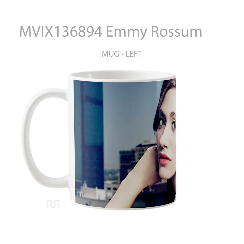 Mug Emmy Rossum Gelas Keramik Unik - All-side / Desain
