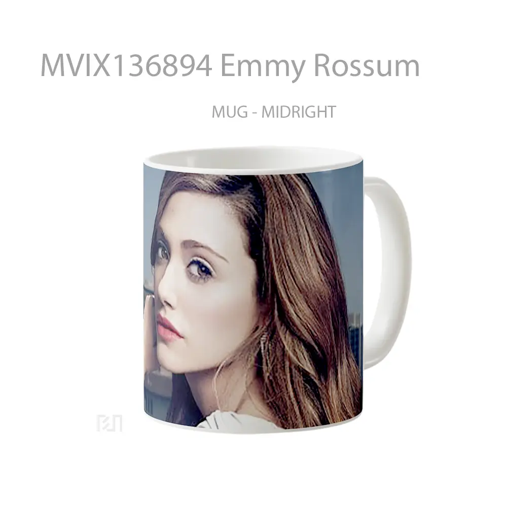 Mug Emmy Rossum Gelas Keramik Unik - All-side / Desain