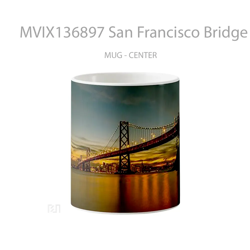 Mug San Francisco Bridge Gelas Keramik Unik
