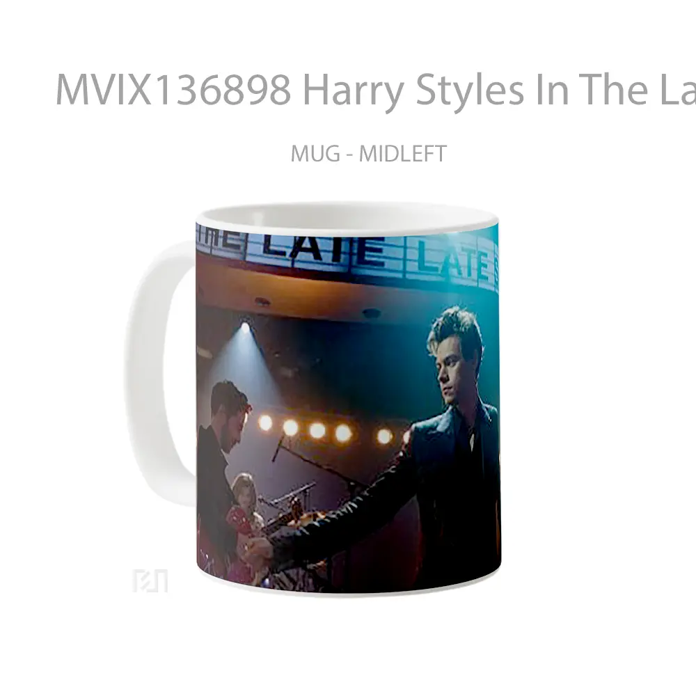 Mug Harry Styles In The Late Late Show Gelas Keramik Unik - All-side / Desain