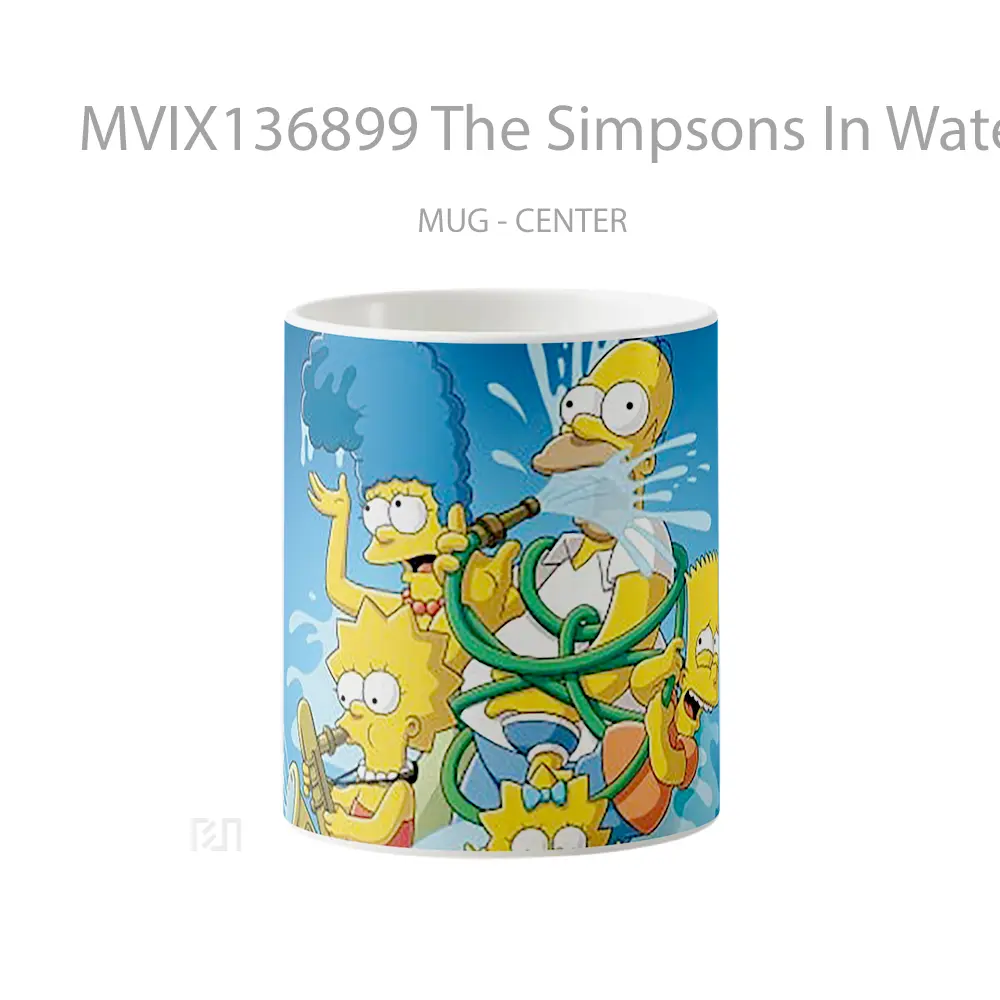 Mug The Simpsons In Water Gelas Pemandangan Alam