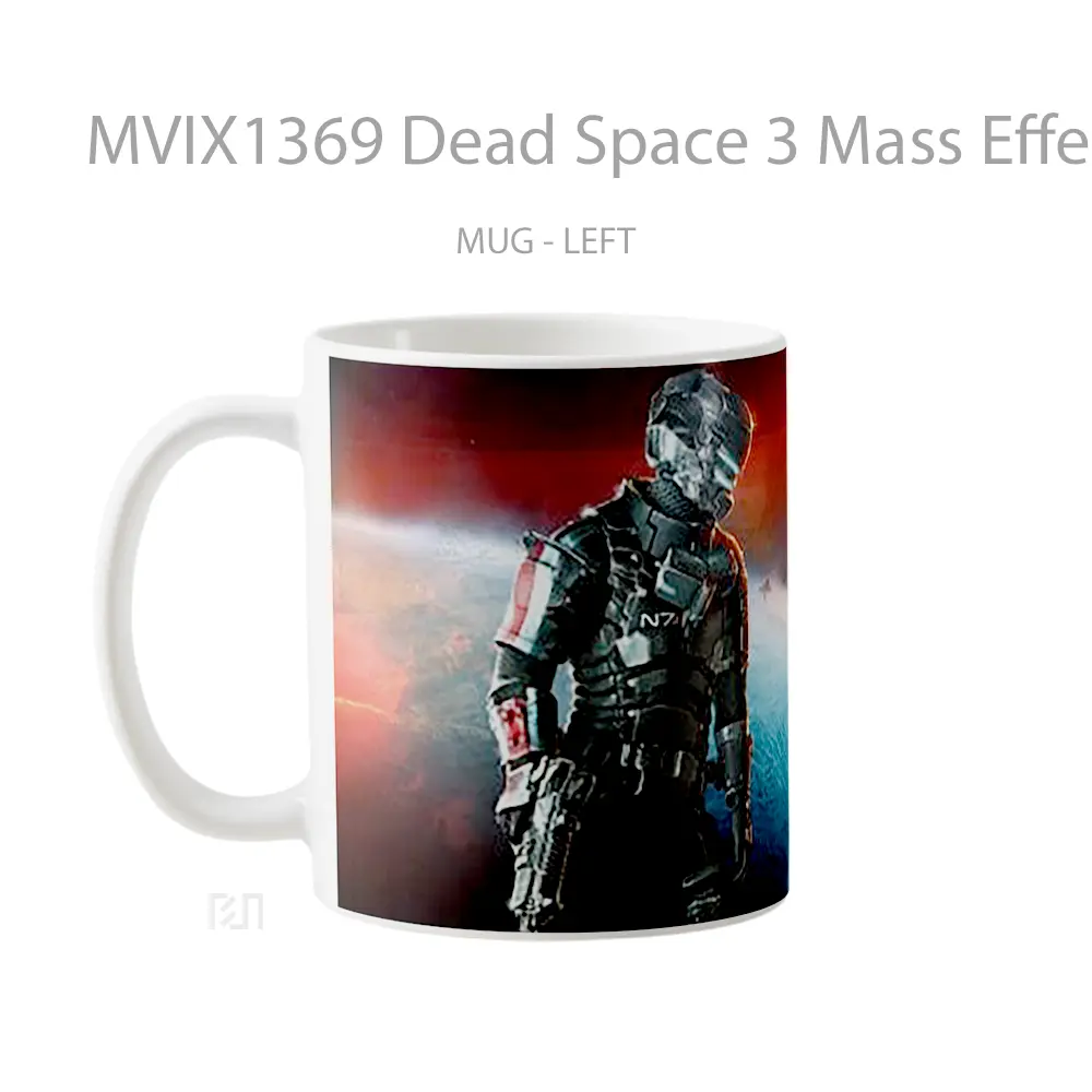 Mug Dead Space 3 Mass Effect N7 Armor Gelas Astronomi - All-side / Desain