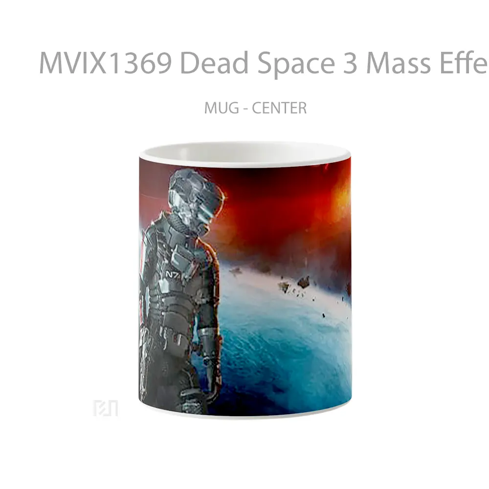Mug Dead Space 3 Mass Effect N7 Armor Gelas Astronomi