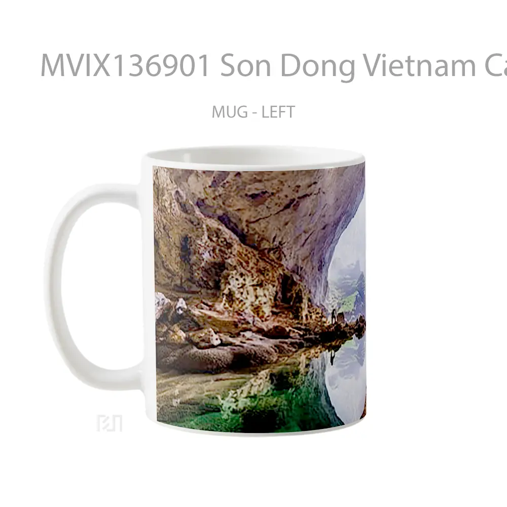 Mug Son Dong Vietnam Cave Gelas Pemandangan Alam - All-side / Desain
