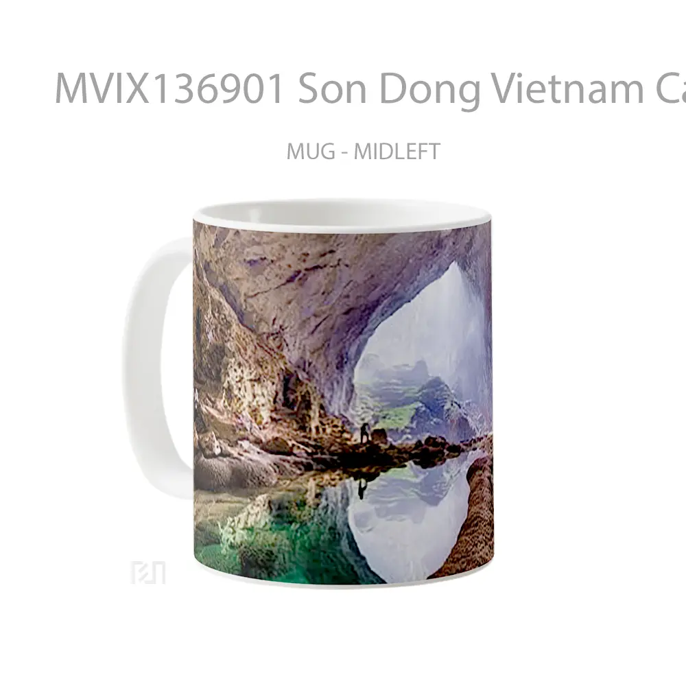 Mug Son Dong Vietnam Cave Gelas Pemandangan Alam - All-side / Desain
