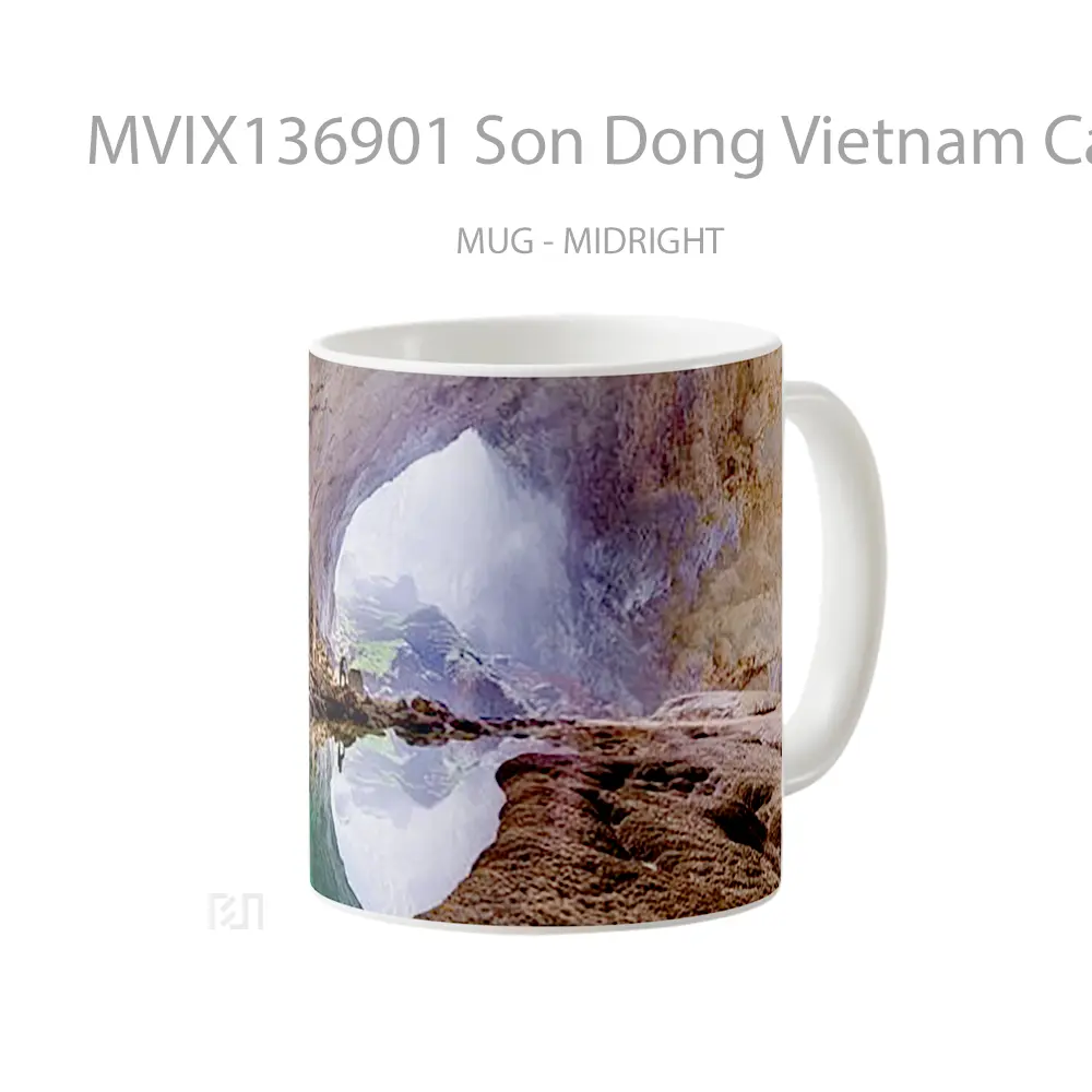 Mug Son Dong Vietnam Cave Gelas Pemandangan Alam - All-side / Desain