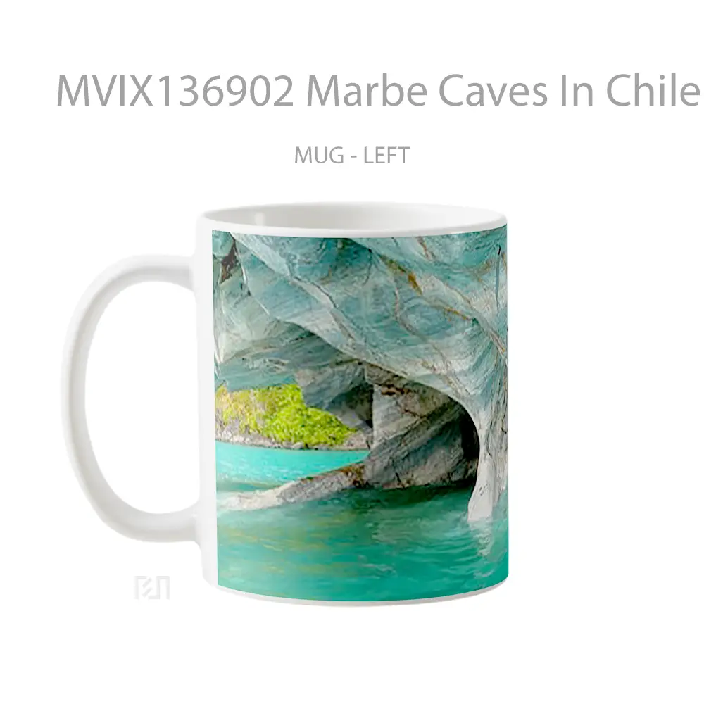 Mug Marbe Caves In Chile S Sea Gelas Pemandangan Alam - All-side / Desain