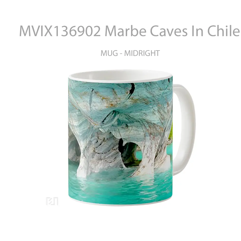 Mug Marbe Caves In Chile S Sea Gelas Pemandangan Alam - All-side / Desain