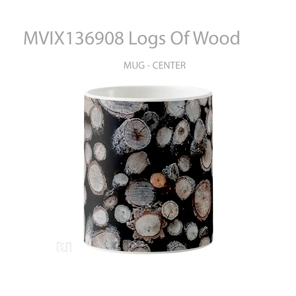 Mug Logs Of Wood Gelas Keramik Unik