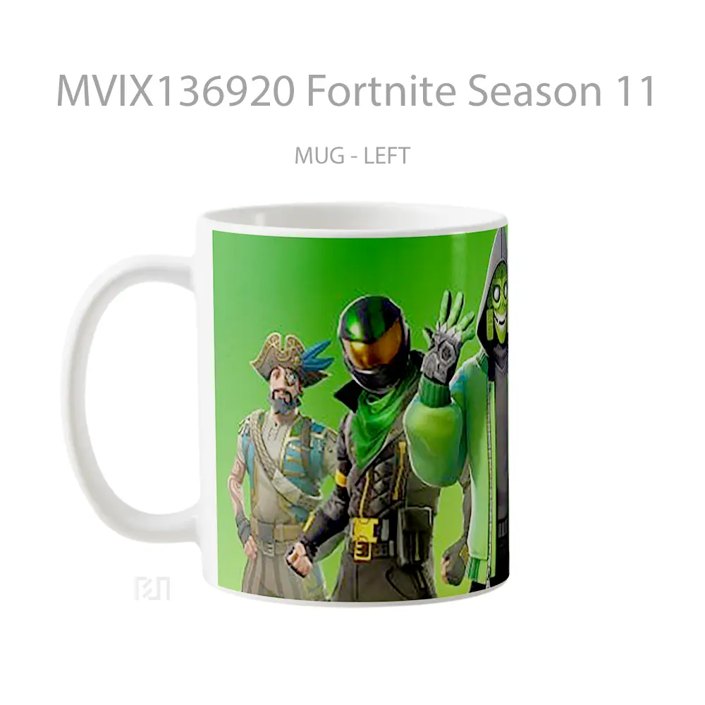 Mug Fortnite Season 11 Cangkir Gamer - All-side / Desain