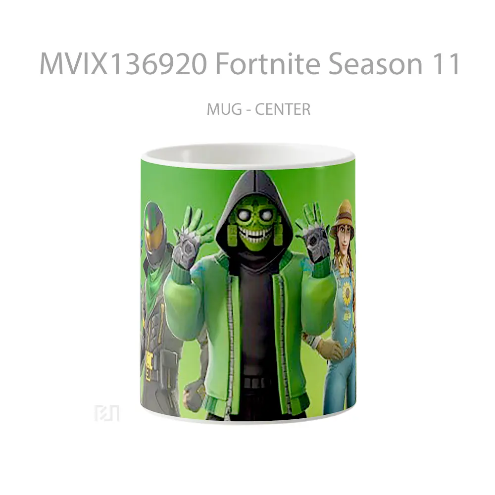 Mug Keramik Premium SNI - Mug Fortnite Season 11 Cangkir Gamer