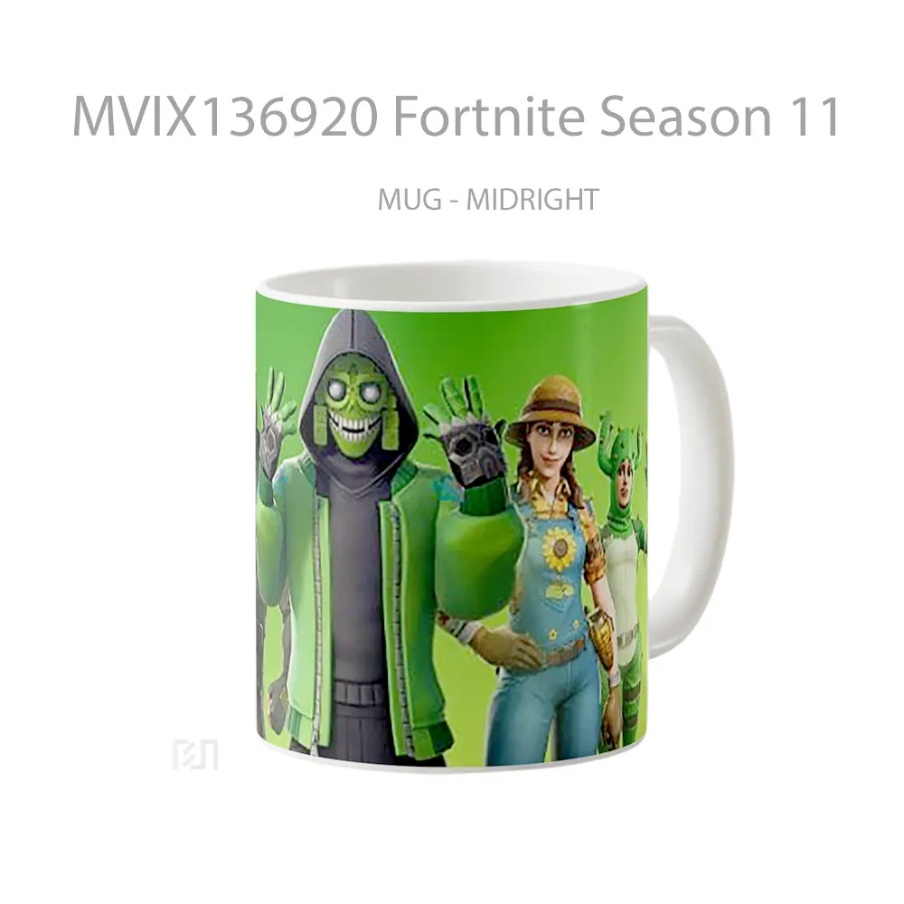Mug Fortnite Season 11 Cangkir Gamer - All-side / Desain