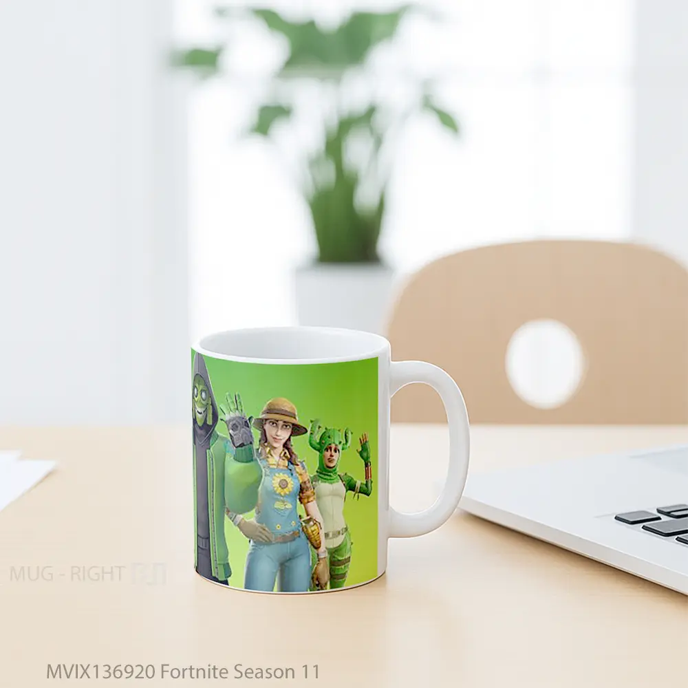 Mug Fortnite Season 11 Cangkir Gamer - All-side / Desain