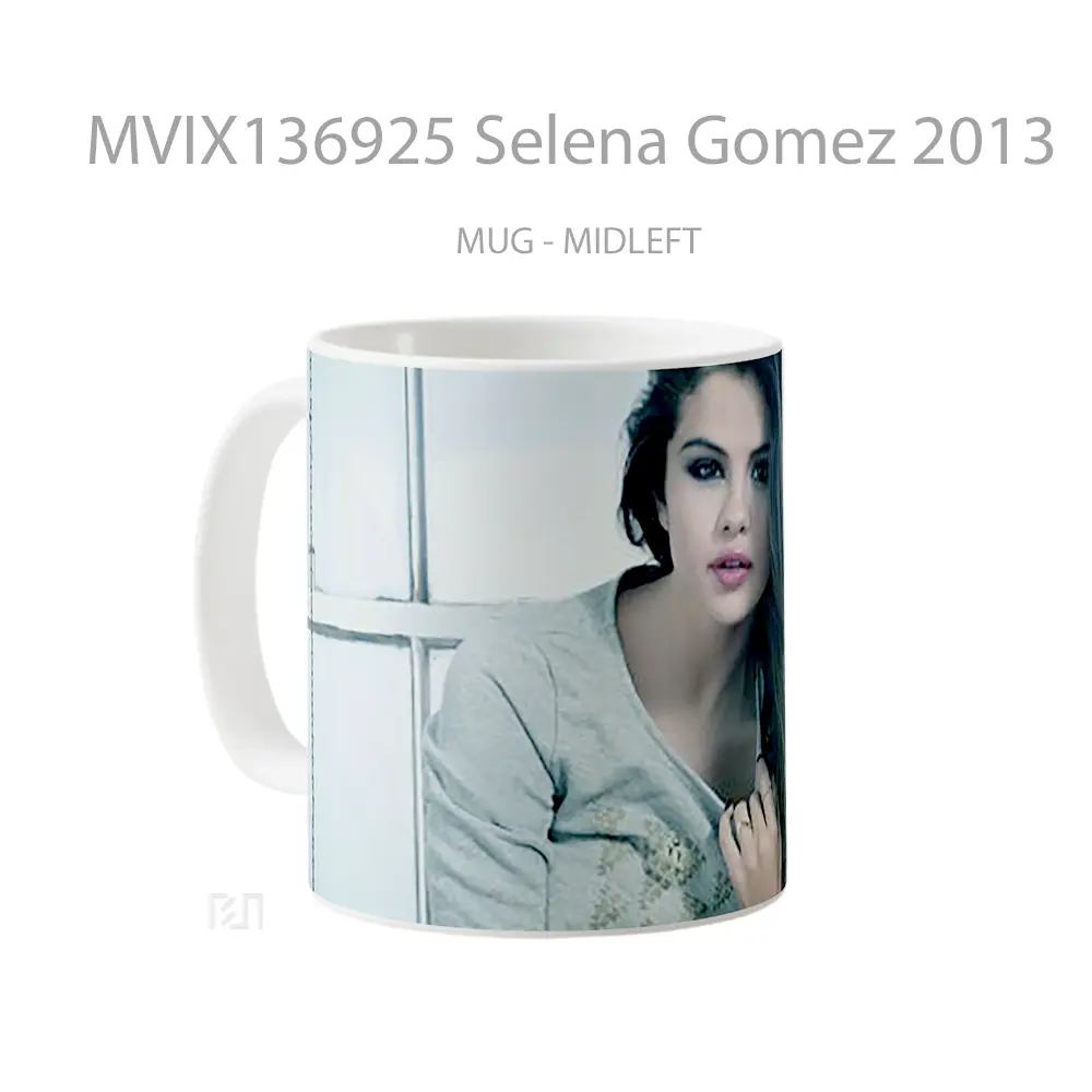 Mug Selena Gomez 2013 Gelas Selebriti - All-side / Desain