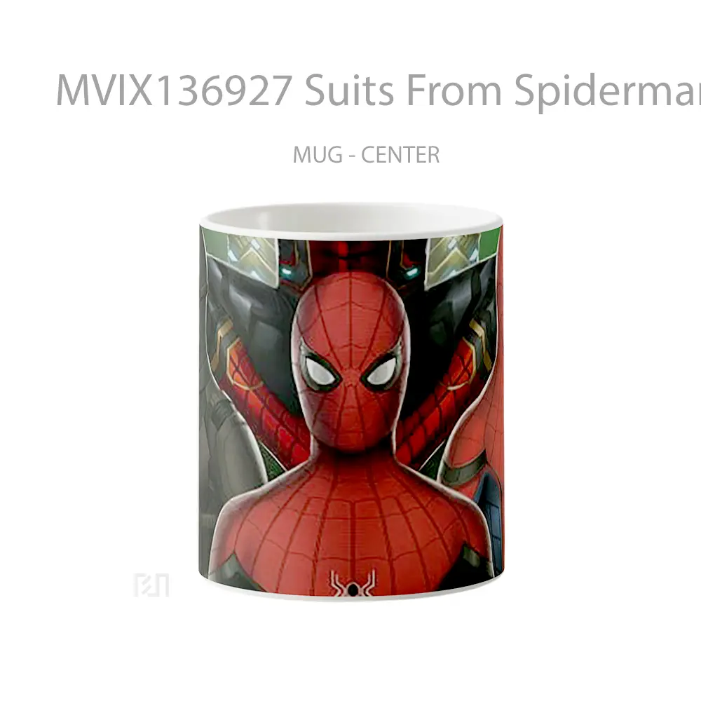 Mug Keramik Premium SNI - Mug Suits From Spiderman Far From Home Gelas Superhero