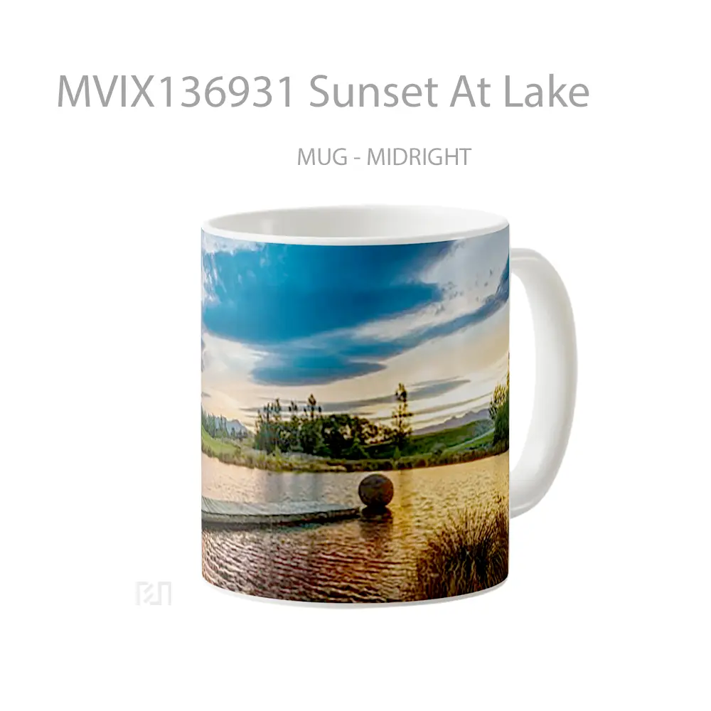 Mug Sunset At Lake Gelas Pemandangan Alam - All-side / Desain