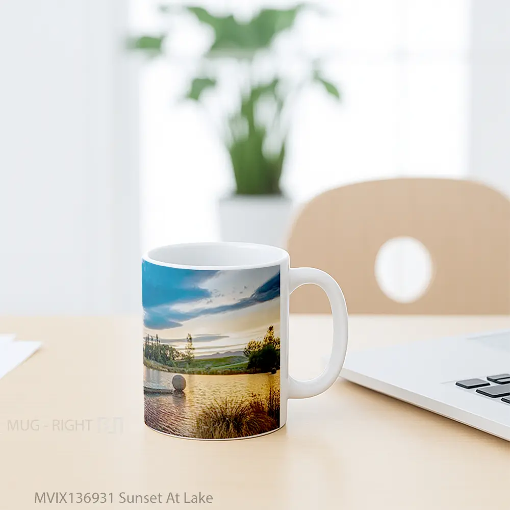 Mug Sunset At Lake Gelas Pemandangan Alam - All-side / Desain