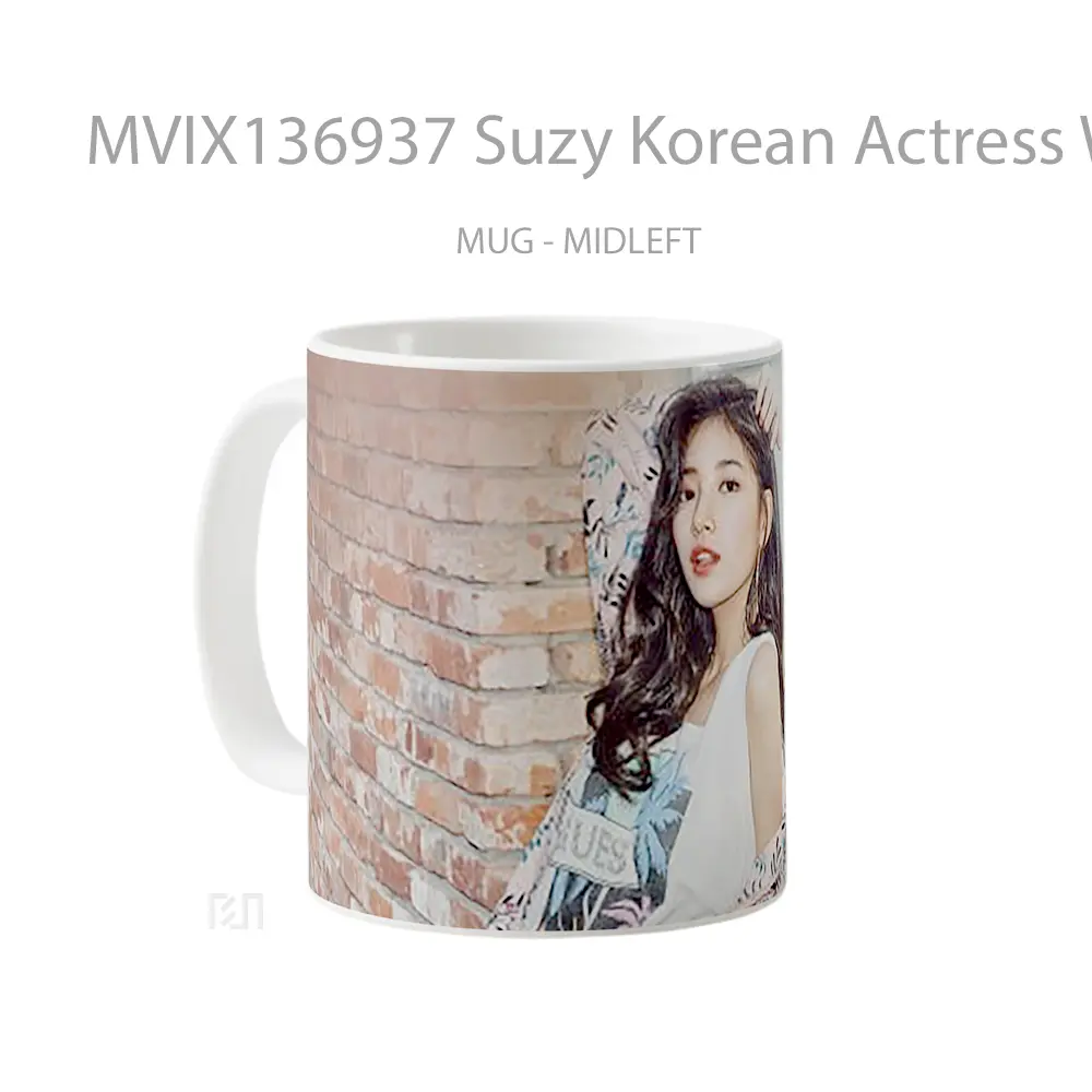 Mug Suzy Korean Actress With Make Up Gelas Keramik Unik - All-side / Desain