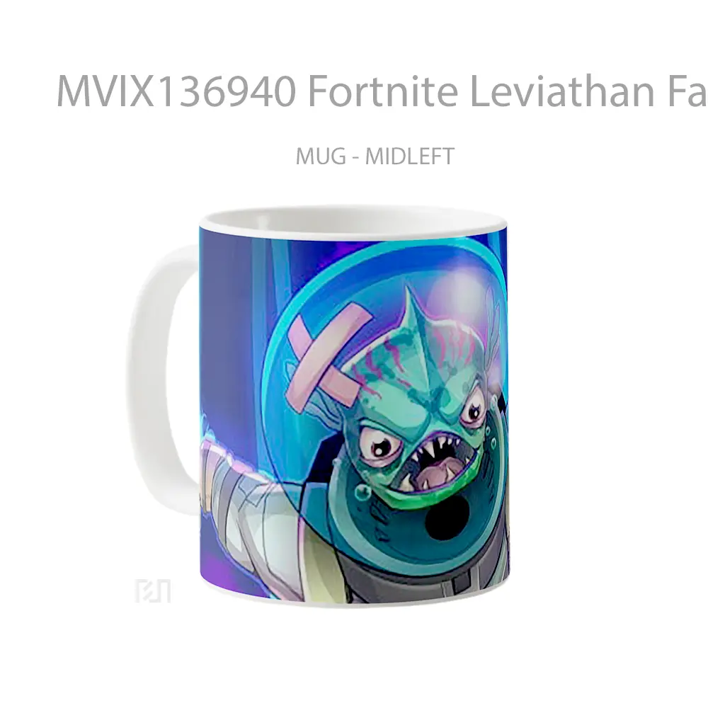 Mug Fortnite Leviathan Fanart Cangkir Gamer - All-side / Desain