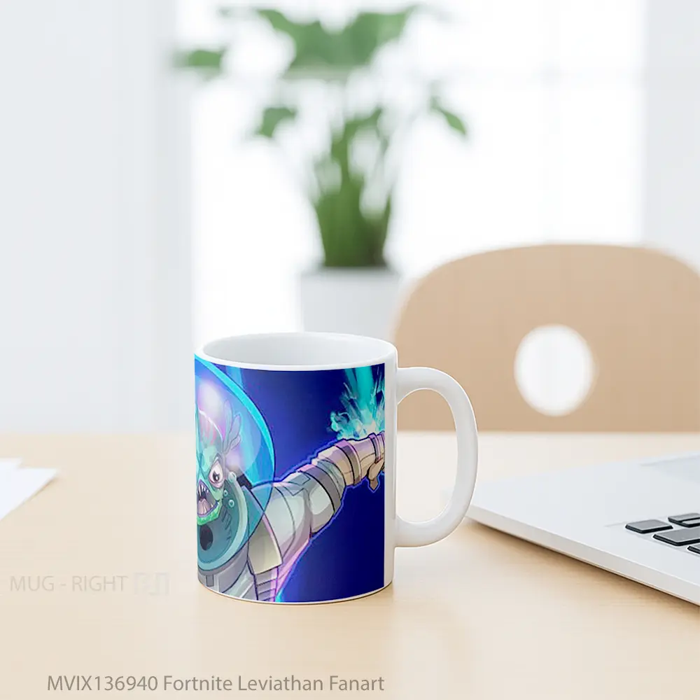 Mug Fortnite Leviathan Fanart Cangkir Gamer - All-side / Desain
