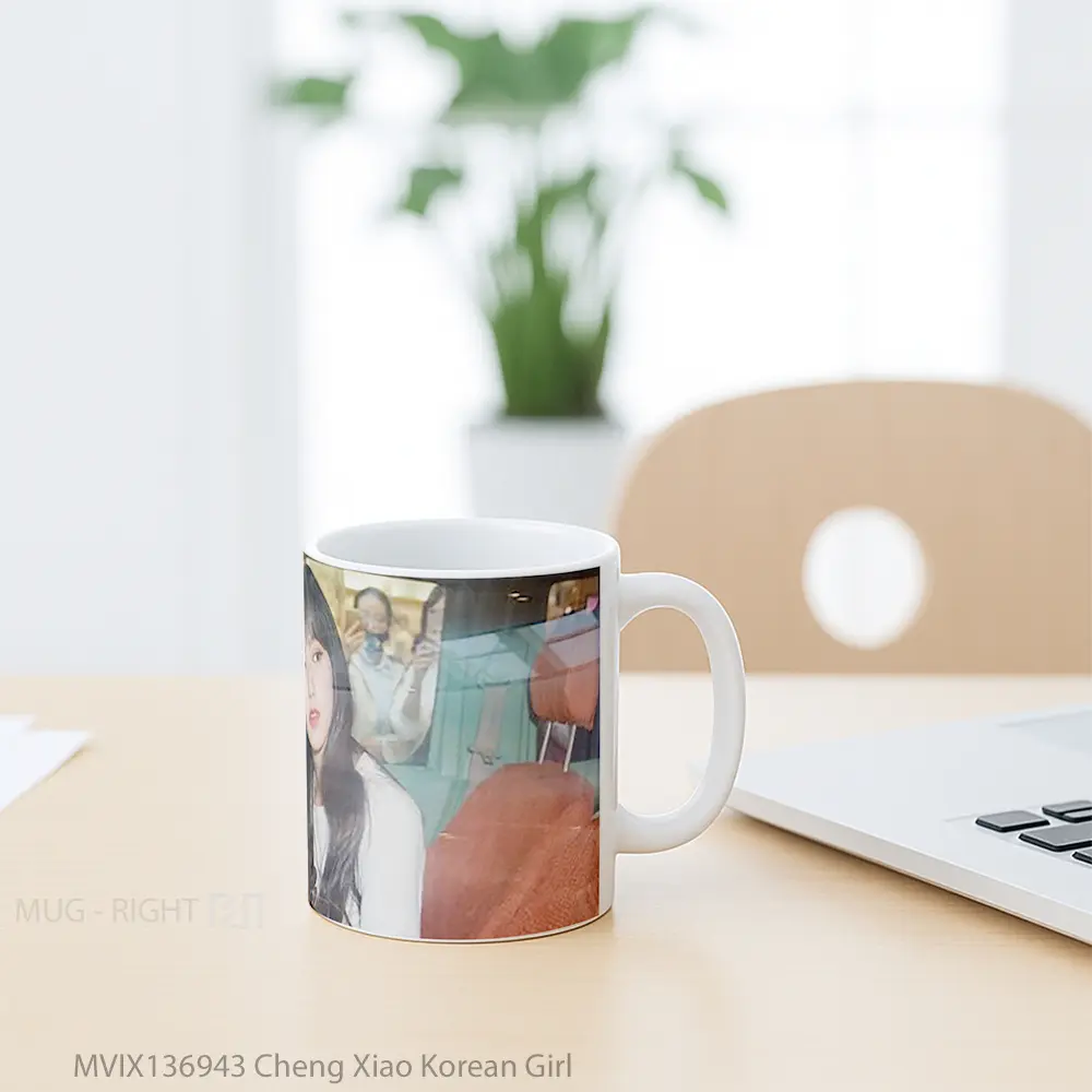 Mug Cheng Xiao Korean Girl Gelas Keramik Unik - All-side / Desain