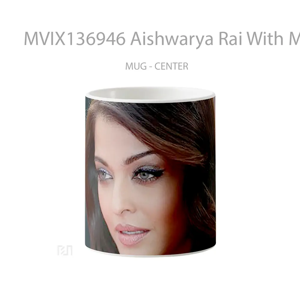 Mug Aishwarya Rai With Make Up Gelas Keramik Unik