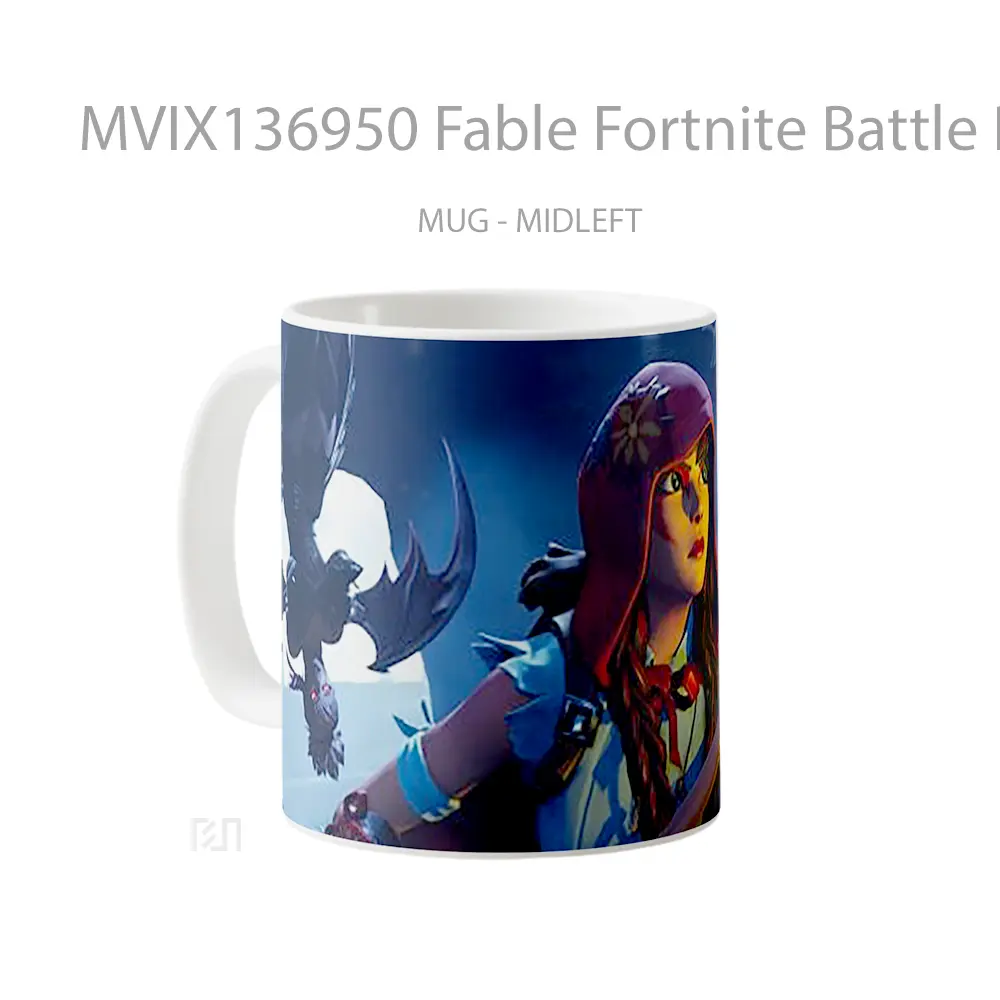 Mug Fable Fortnite Battle Royal Cangkir Gamer - All-side / Desain