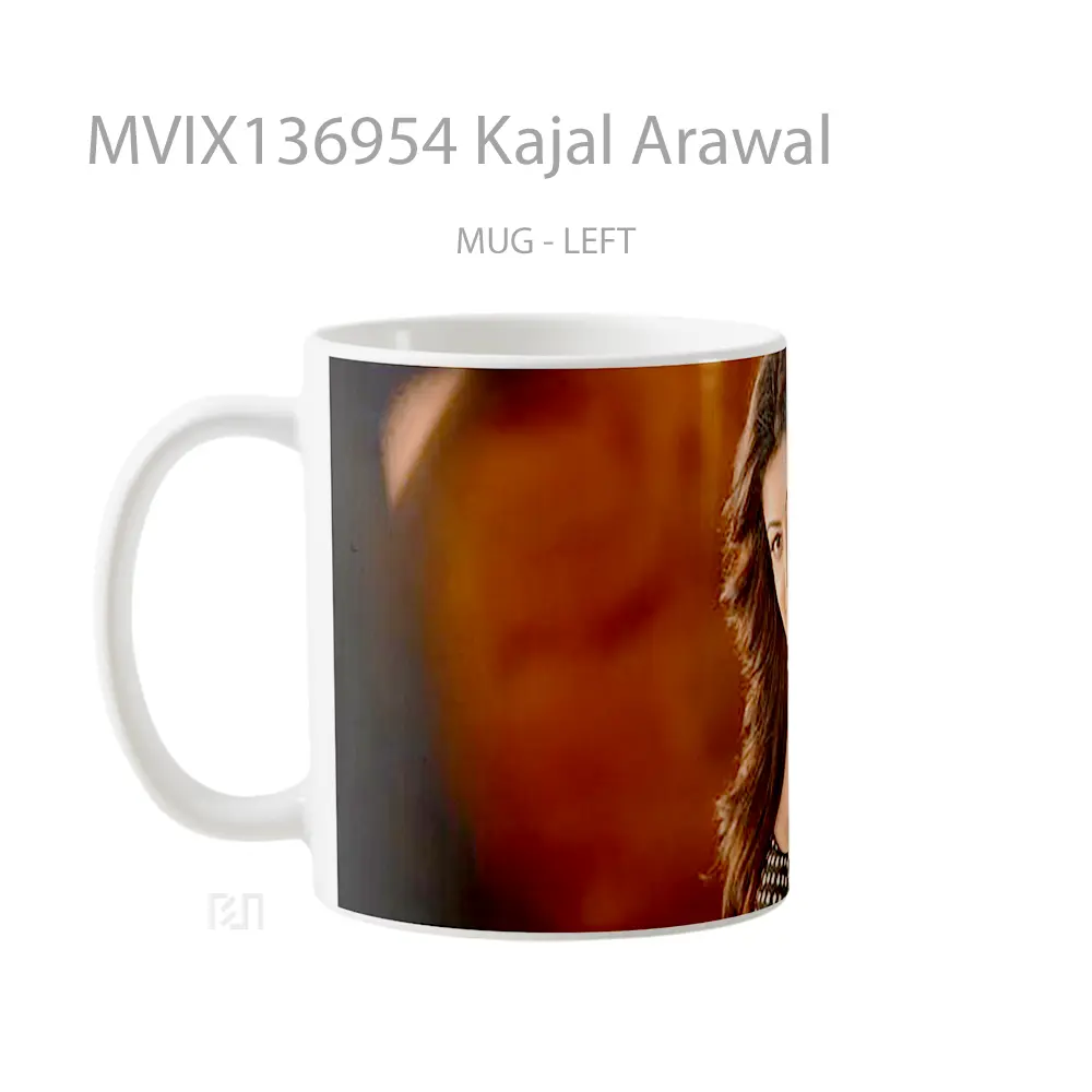 Mug Kajal Arawal Gelas Keramik Unik - All-side / Desain