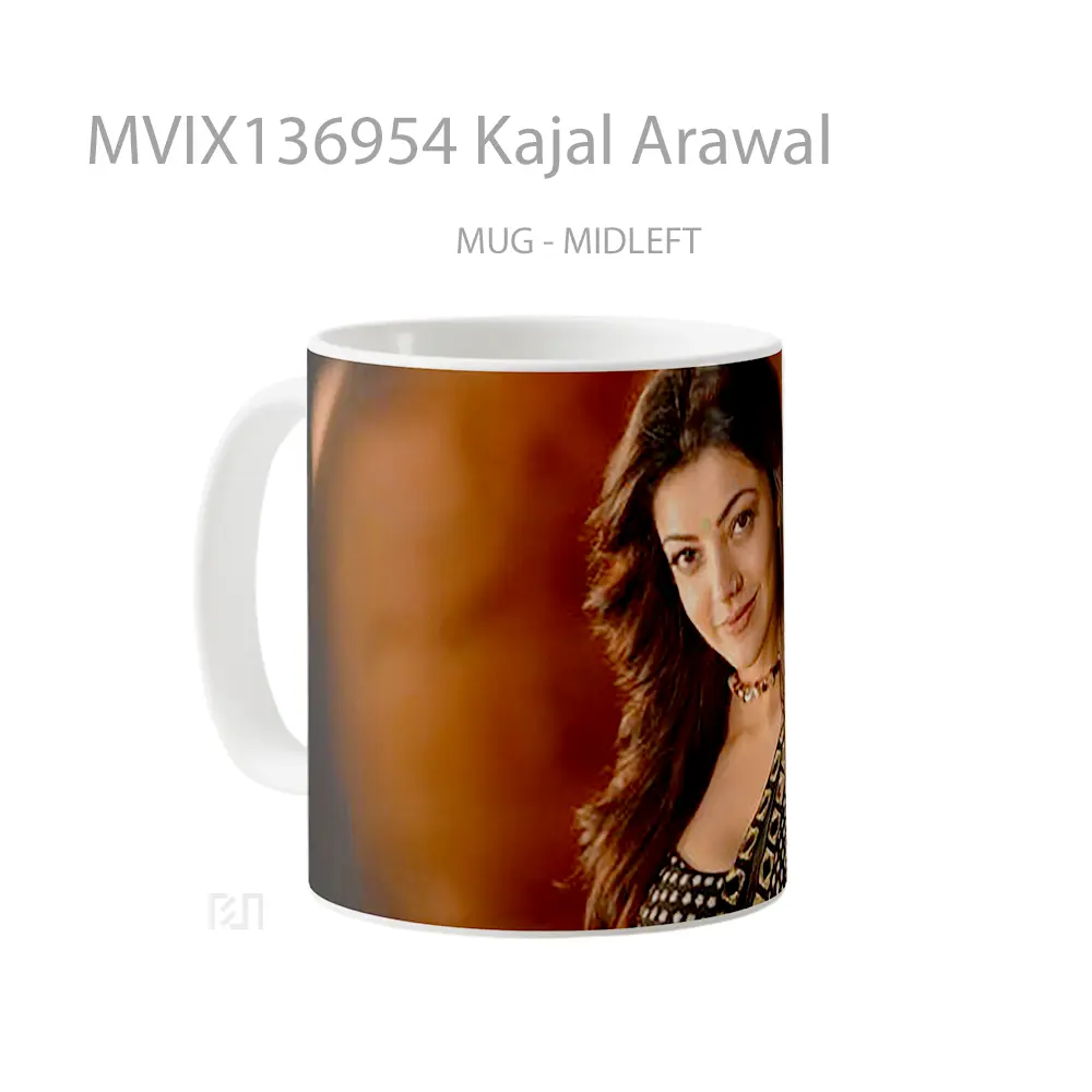 Mug Kajal Arawal Gelas Keramik Unik - All-side / Desain