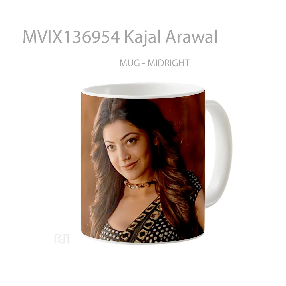Mug Kajal Arawal Gelas Keramik Unik - All-side / Desain