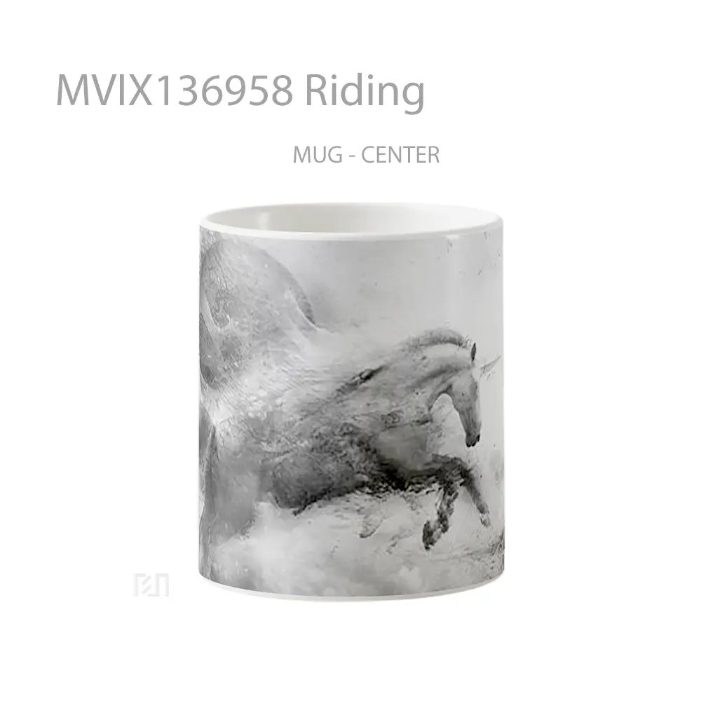 Mug Riding Gelas Keramik Unik