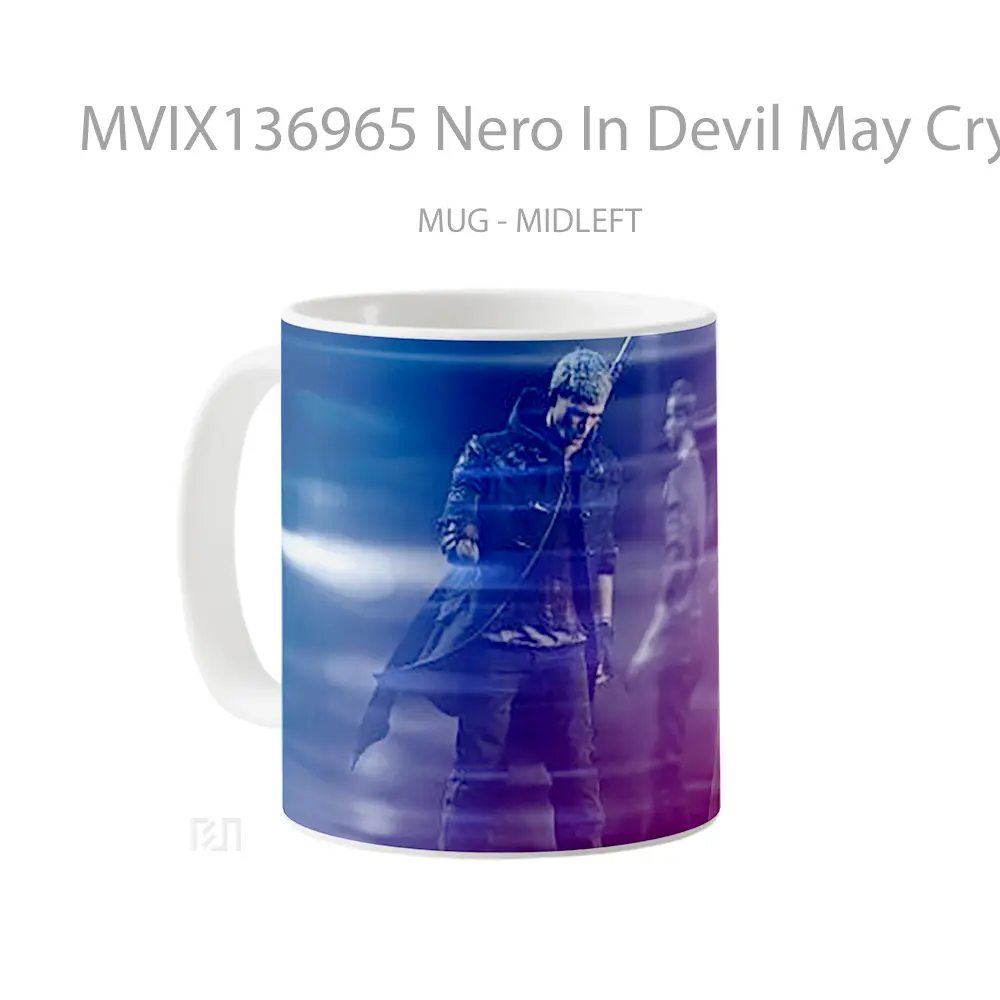 Mug Nero In Devil May Cry 5 Gelas Keramik Unik - All-side / Desain