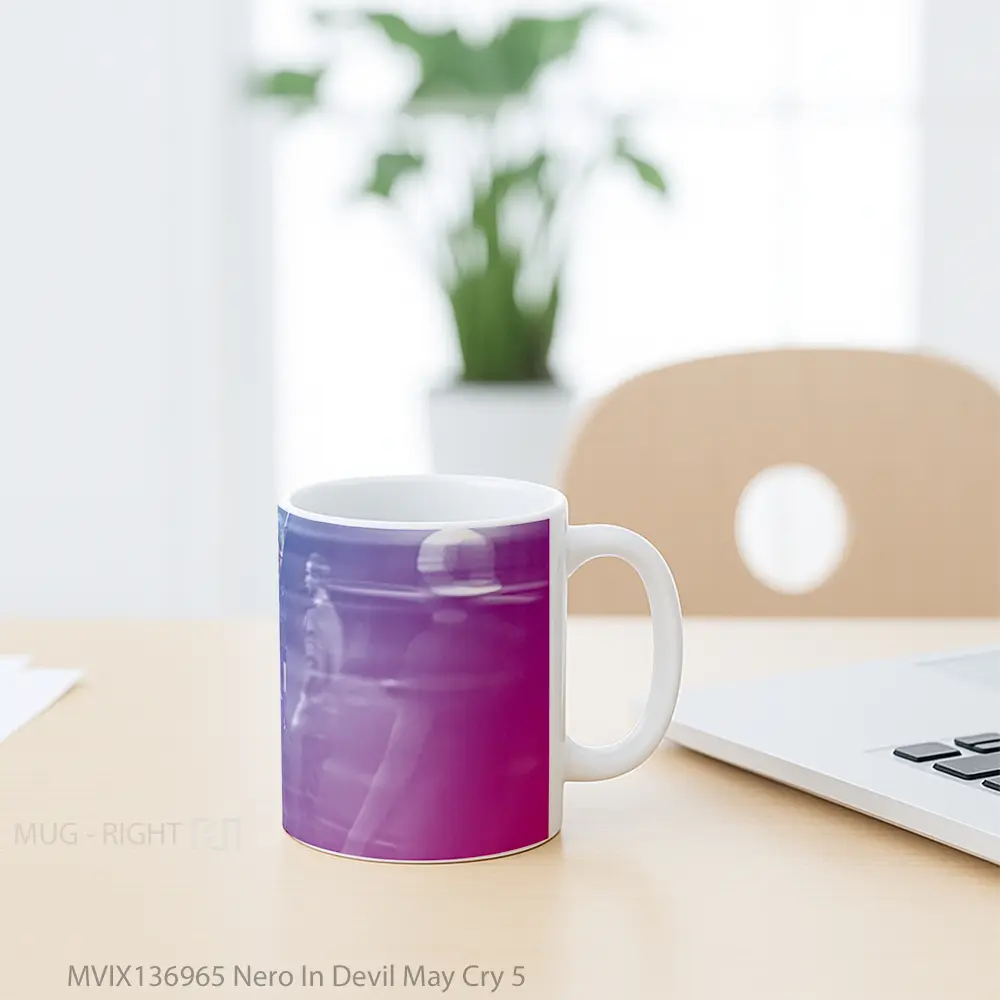 Mug Nero In Devil May Cry 5 Gelas Keramik Unik - All-side / Desain