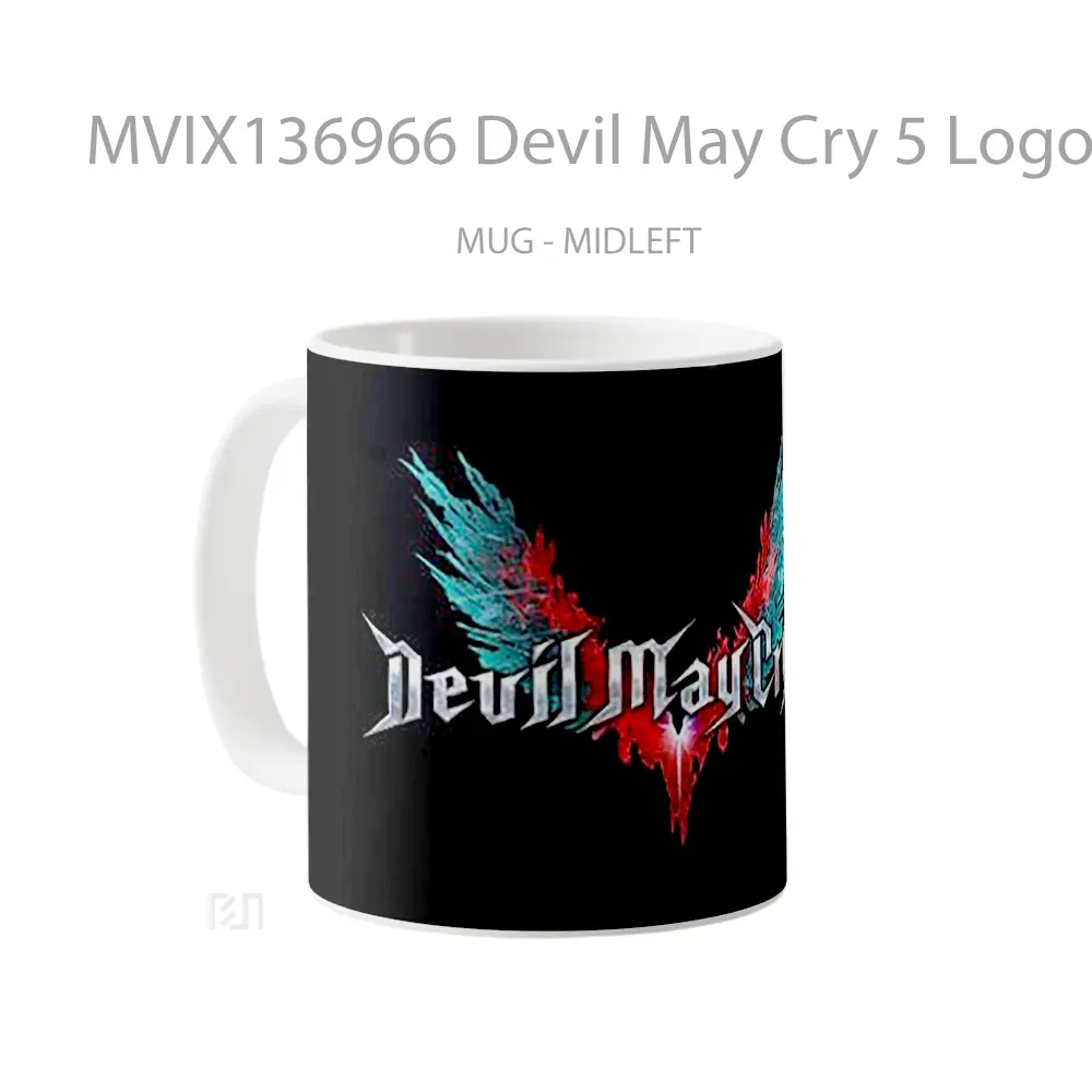 Mug Devil May Cry 5 Logo Gelas Keramik Unik - All-side / Desain